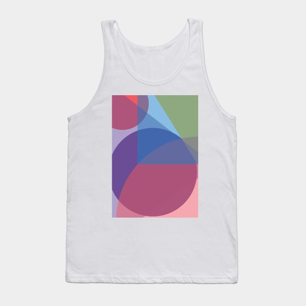 Geometric Overlay Tank Top by Dturner29